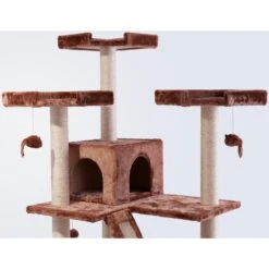 Frisco 72-in Large Base Faux Fur Cat Tree & Condo -Frisco Shop 101809 PT2. AC SS1800 V1584452233