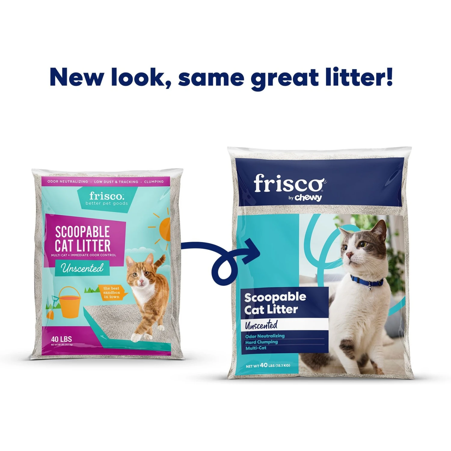 Frisco Multi-Cat Unscented Clumping Clay Cat Litter 2 Frisco Multi-Cat Unscented Clumping Clay Cat Litter - Image 2