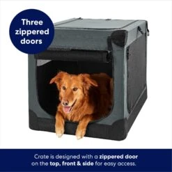 Frisco Indoor & Outdoor 3-Door Collapsible Soft-Sided Dog & Small Pet Crate -Frisco Shop 105036 PT3. AC SS1800 V1667227999