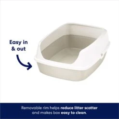Frisco Open Top Cat Litter Box With Rim, Large 6 Frisco Open Top Cat Litter Box With Rim, Large -Frisco Shop 141378 PT2. AC SS1800 V1675279932