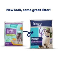 Frisco Lavender Fields Scented Clumping Clay Cat Litter, 40-lb Bag -Frisco Shop 142651 PT1. AC SS1800 V1657655543