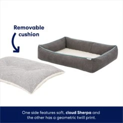 Frisco Sherpa Orthopedic Bolster Cat & Dog Bed -Frisco Shop 144819 PT2. AC SS1800 V1682976333