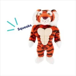 Frisco Tiger Muscle Plush Squeaky Dog Toy -Frisco Shop 147080 PT2. AC SS1800 V1695670751