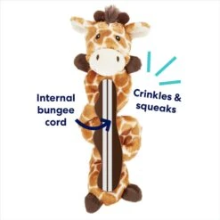 Frisco Giraffe Bungee Plush Squeaky Dog Toy -Frisco Shop 152822 PT2. AC SS1800 V1686579683