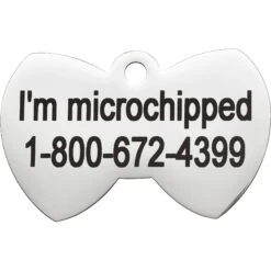 Frisco Stainless Steel Personalized Dog & Cat ID Tag, Bow Tie -Frisco Shop 152997 PT4. AC SS1800 V1548964681