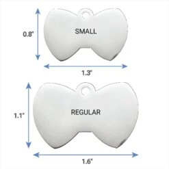 Frisco Stainless Steel Personalized Dog & Cat ID Tag, Bow Tie -Frisco Shop 152997 PT6. AC SS1800 V1540562105