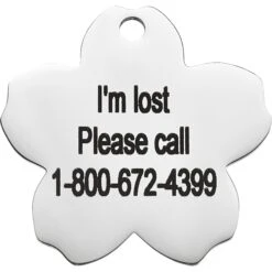 Frisco Stainless Steel Personalized Dog & Cat ID Tag, Flower 11 Frisco Stainless Steel Personalized Dog & Cat ID Tag, Flower -Frisco Shop 153002 PT4. AC SS1800 V1548964707