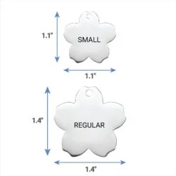 Frisco Stainless Steel Personalized Dog & Cat ID Tag, Flower 13 Frisco Stainless Steel Personalized Dog & Cat ID Tag, Flower -Frisco Shop 153002 PT6. AC SS1800 V1540562264