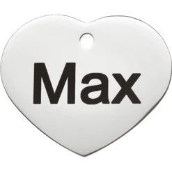 Frisco Personalized Dog & Cat ID Tag, Heart -Frisco Shop 153006 PT2. AC SS1800 V1548964744