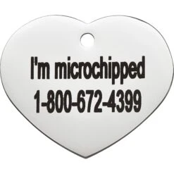 Frisco Personalized Dog & Cat ID Tag, Heart -Frisco Shop 153006 PT4. AC SS1800 V1548964756