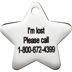 Frisco Stainless Steel Personalized Dog & Cat ID Tag, Star 11 Frisco Stainless Steel Personalized Dog & Cat ID Tag, Star -Frisco Shop 153017 PT4. AC SS1800 V1548964862