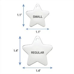 Frisco Stainless Steel Personalized Dog & Cat ID Tag, Star 13 Frisco Stainless Steel Personalized Dog & Cat ID Tag, Star -Frisco Shop 153017 PT6. AC SS1800 V1540562611