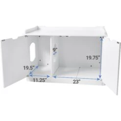 Frisco Decorative Bench Cat Litter Box Cover -Frisco Shop 156788 PT4. AC SS1800 V1570480051