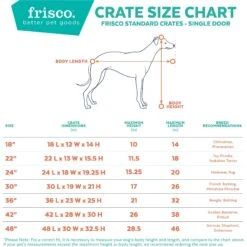 Frisco Fold & Carry Single Door Collapsible Wire Dog Crate -Frisco Shop 160808 PT2. AC SS1800 V1568641021