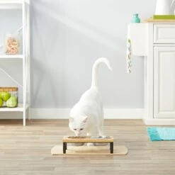 Frisco Wood Elevated Stainless Steel Double Diner Dog & Cat Bowl -Frisco Shop 161144 PT4. AC SS1800 V1561641433