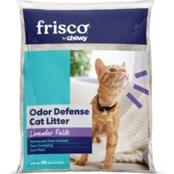Frisco Odor Defense Lavender Fields Scented Clumping Clay Cat Litter
