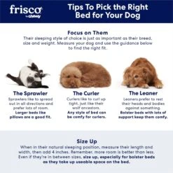 Frisco Quilted Orthopedic Pillow Cat & Dog Bed W/Removable Cover -Frisco Shop 165196 PT7. AC SS1800 V1668203950