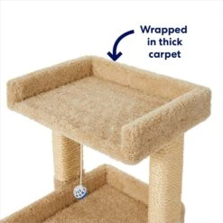 Frisco 32-in Real Carpet Wooden Cat Tree With Toy 7 Frisco 32-in Real Carpet Wooden Cat Tree With Toy -Frisco Shop 208920 PT2. AC SS1800 V1667228691
