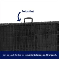 Frisco Heavy Duty Fold & Carry Double Door Collapsible Wire Dog Crate & Mat Kit -Frisco Shop 212618 PT3. AC SS1800 V1667229521