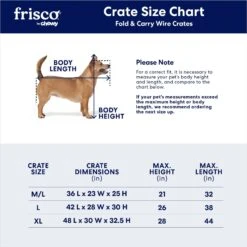 Frisco Fold & Carry Single Door Collapsible Wire Dog Crate & Mat Kit -Frisco Shop 212620 PT2. AC SS1800 V1672870099