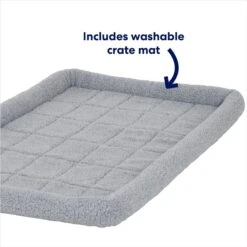 Frisco Fold & Carry Double Door Collapsible Wire Dog Crate & Mat Kit -Frisco Shop 212633 PT3. AC SS1800 V1674157582