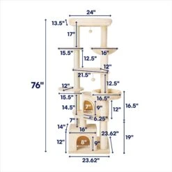 Frisco 76-in XXL Heavy Duty Cat Tree 6 Frisco 76-in XXL Heavy Duty Cat Tree -Frisco Shop 214394 PT1. AC SS1800 V1687792325
