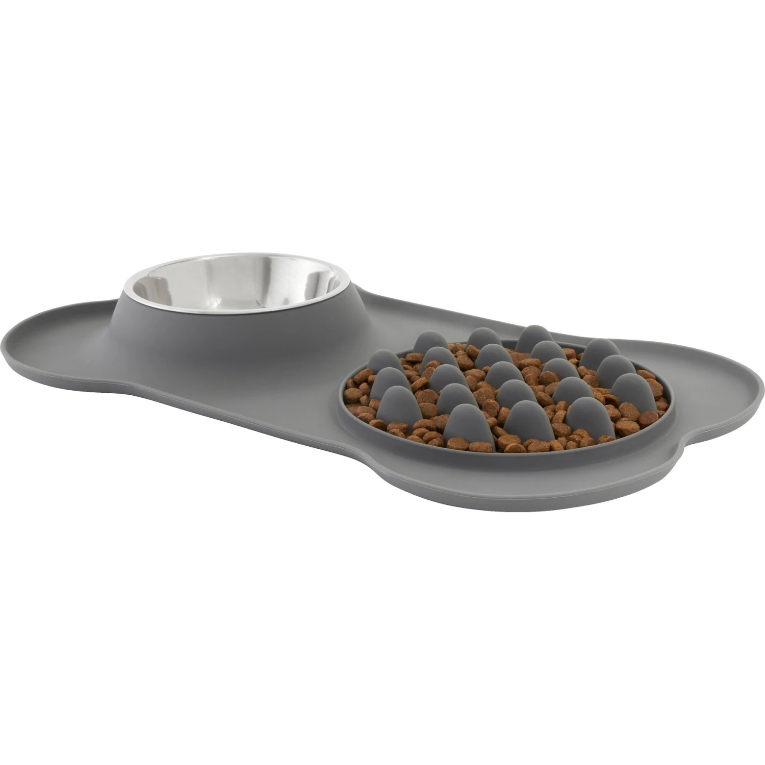 Frisco Silicone Slow Feeder Mat With Stainless Steel Bowl 3 Frisco Silicone Slow Feeder Mat With Stainless Steel Bowl - Image 3