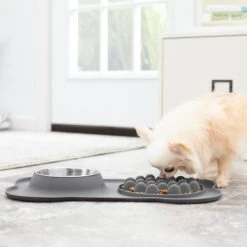 Frisco Silicone Slow Feeder Mat With Stainless Steel Bowl 13 Frisco Silicone Slow Feeder Mat With Stainless Steel Bowl -Frisco Shop 215983 PT6. AC SS1800 V1605666801