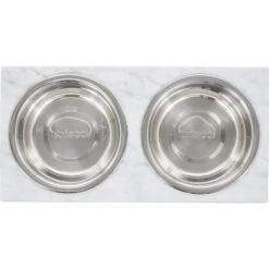 Frisco Marble Print Stainless Steel Double Elevated Dog Bowl -Frisco Shop 216017 PT3. AC SS1800 V1591020397