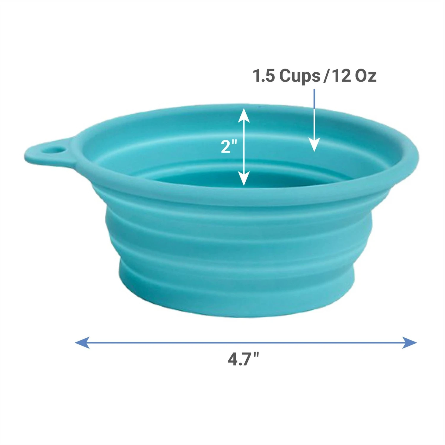 Frisco Silicone Collapsible Travel Bowl Set 2 Frisco Silicone Collapsible Travel Bowl Set - Image 2