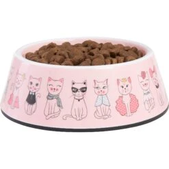 Frisco Pink Cute Cats Melamine Bowl -Frisco Shop 216043 PT2. AC SS1800 V1591020680