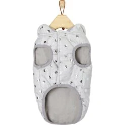 Frisco Mediumweight Silver Polka Dotted Insulated Dog & Cat Coat 11 Frisco Mediumweight Silver Polka Dotted Insulated Dog & Cat Coat -Frisco Shop 224017 PT4. AC SS1800 V1600732878