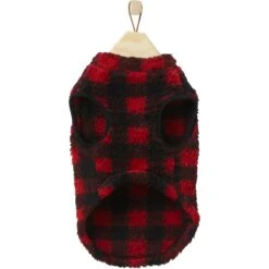 Frisco Ultra Lightweight Plaid Dog & Cat Fleece Vest -Frisco Shop 224280 PT4. AC SS1800 V1599006380