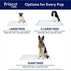 Frisco Premium Giant Printed Dog Training & Potty Pads, 27.5 X 44-in, Unscented -Frisco Shop 227472 PT3. AC SS1800 V1674665221