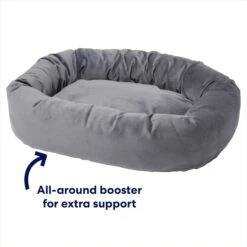 Frisco Velvet Round Bolster Dog Bed W/Removable Cover 8 Frisco Velvet Round Bolster Dog Bed W/Removable Cover -Frisco Shop 232178 PT2. AC SS1800 V1671203057