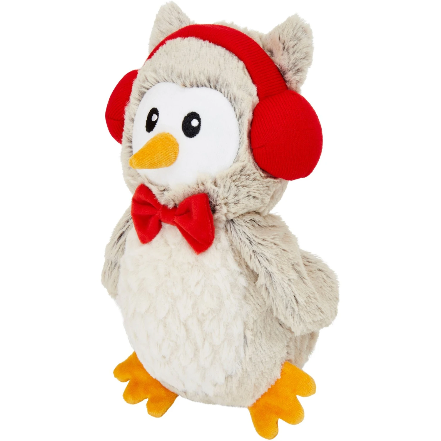 Frisco Holiday Owl Plush Squeaky Dog Toy 1 Frisco Holiday Owl Plush Squeaky Dog Toy
