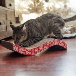 Frisco Holiday Wave Cat Scratcher Toy With Catnip -Frisco Shop 233287 PT2. AC SS1800 V1602172537