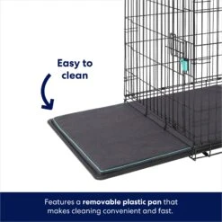 Frisco Heavy Duty Enhanced Lock Double Door Fold & Carry Wire Dog Crate & Mat Kit -Frisco Shop 233736 PT4. AC SS1800 V1671661416