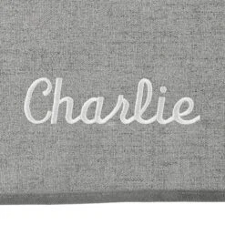 Frisco Faux Linen Personalized Dog & Cat Blanket -Frisco Shop 234954 PT5. AC SS1800 V1597844458