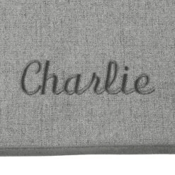 Frisco Faux Linen Personalized Dog & Cat Blanket -Frisco Shop 234954 PT6. AC SS1800 V1597844460