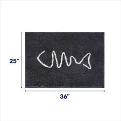 Frisco Microfiber Chenille Fish Bone Litter Mat -Frisco Shop 236242 PT1. AC SS1800 V1676556265