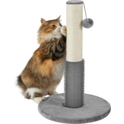 Frisco 21-in Sisal Cat Scratching Post With Toy & Groomer 8 Frisco 21-in Sisal Cat Scratching Post With Toy & Groomer -Frisco Shop 236533 PT2. AC SS1800 V1615987395