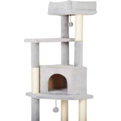 Frisco 80-in Faux Fur Cat Tree & Condo 9 Frisco 80-in Faux Fur Cat Tree & Condo -Frisco Shop 236556 PT4. AC SS1800 V1637694124