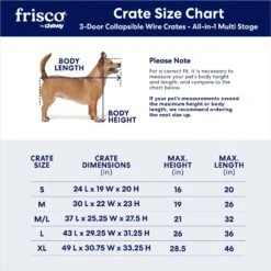 Frisco Heavy Duty All-in-1 Multi-Stage 3 Door Collapsible Wire Dog Crate -Frisco Shop 247915 PT6. AC SS1800 V1611872180