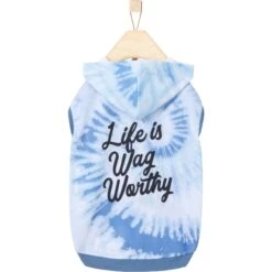 Frisco Life Is Wag Worthy Tiedye Print Dog & Cat Hoodie -Frisco Shop 249094 PT3. AC SS1800 V1614658652