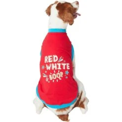 Frisco Red, White & Boop Dog & Cat T-Shirt -Frisco Shop 249242 PT3. AC SS1800 V1624598568
