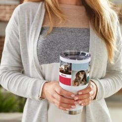 Frisco Double Walled Colored Dots Personalized Tumbler, 30-oz Cup -Frisco Shop 249349 PT4. AC SS1800 V1608342142