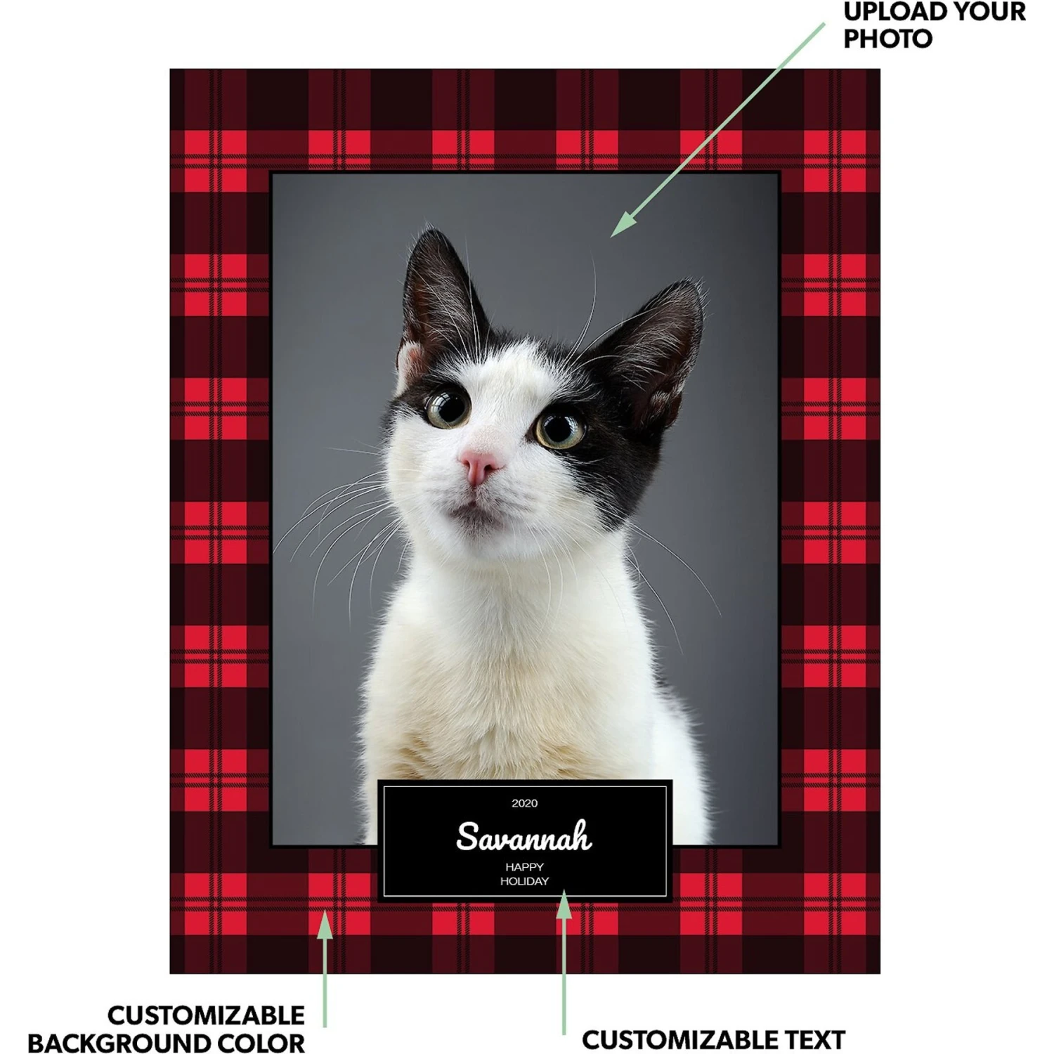 Frisco Personalized Plaid Photo Puzzle 2 Frisco Personalized Plaid Photo Puzzle - Image 2