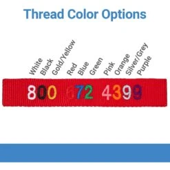 Frisco Solid Nylon Personalized Martingale Dog Collar -Frisco Shop 249561 PT3. AC SS1800 V1603471285