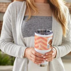 Frisco Double Walled "All You Need Is Love" Personalized Tumbler, 30-oz Cup -Frisco Shop 250745 PT4. AC SS1800 V1610769643